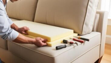 Single Seater Sofa Sagging Issue/ Belt tight charges