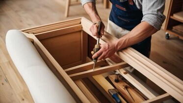 Two-Seater Sofa Frame Repair w/o Material   