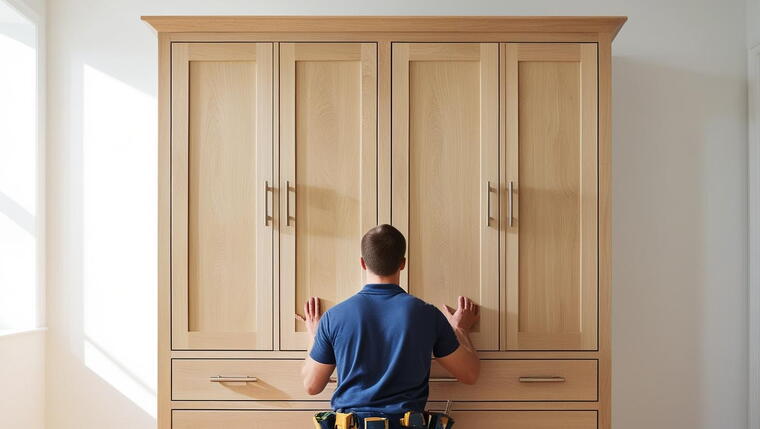 Wardrobe 4 door Installation Charges
