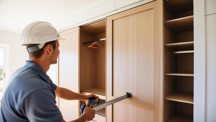 Wardrobe Sliding Installation Charges