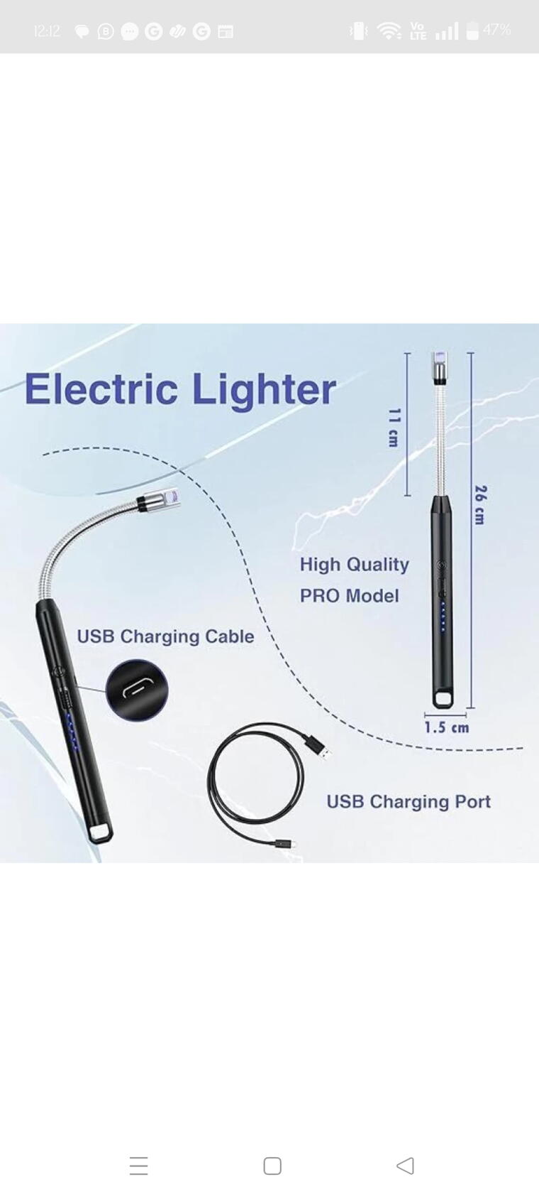 USB GAS MATCH LIGHTER 🎇