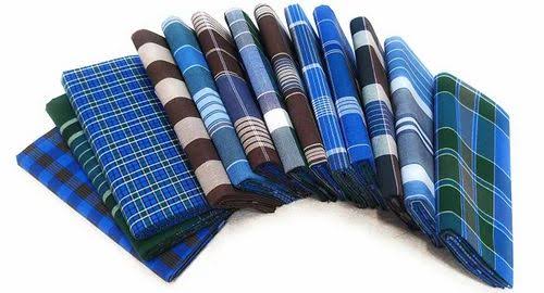 MENS LUNGI COLOUR .2.25 Meter 