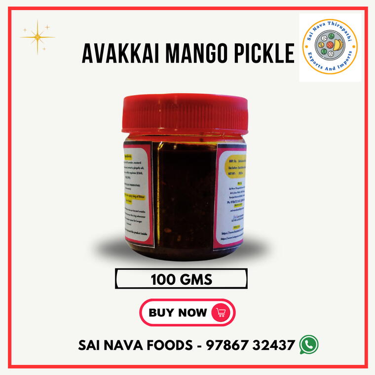 Avakai Mango Pickle - 100 Gms