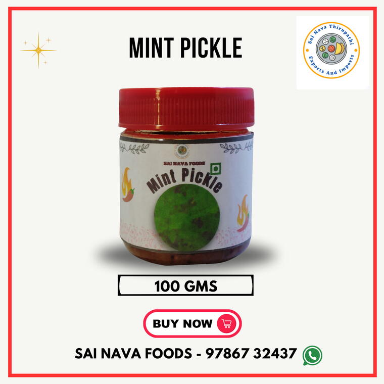 Mint Pickle - 100 Gms