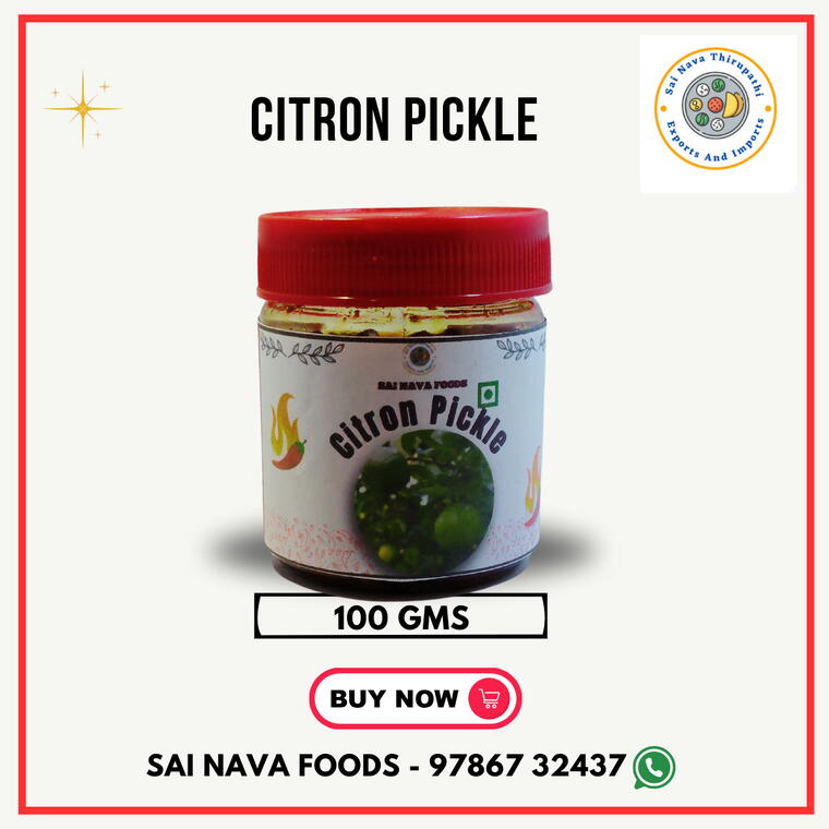Citron Pickle - 100 Gms