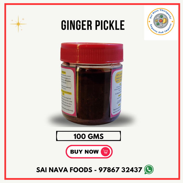 Ginger Pickle - 100 Gms