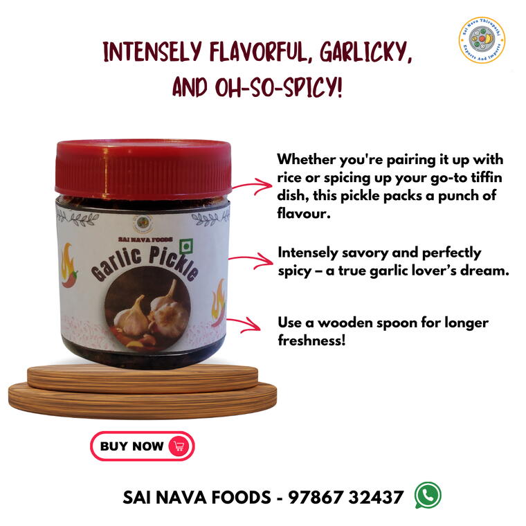 Garlic Pickle - 100 Gms