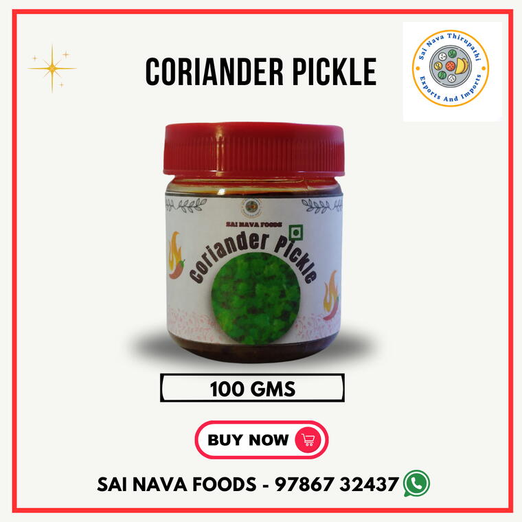 Coriander Pickle - 100 Gms