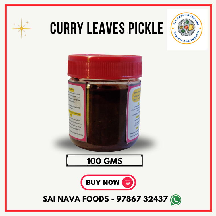 Curry Leaves Pickle - 100 Gms