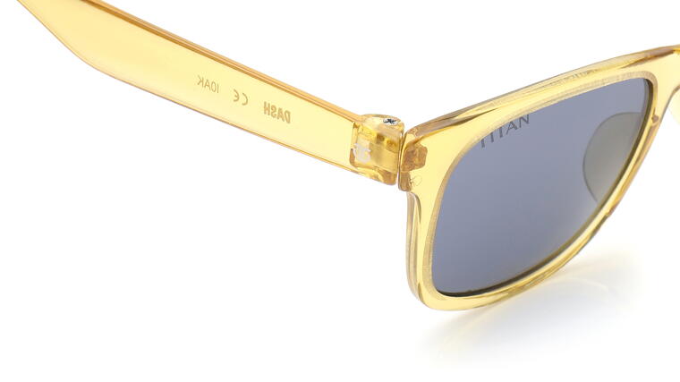 Grey Colored Lens Square Shaped Sunglasses for Kids