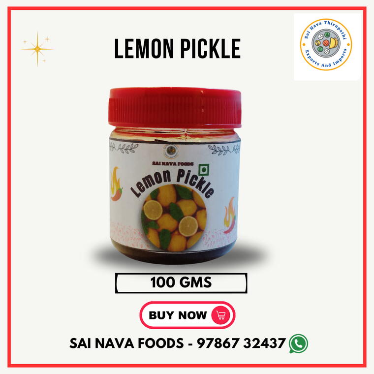 Lemon Pickle - 100 Gms