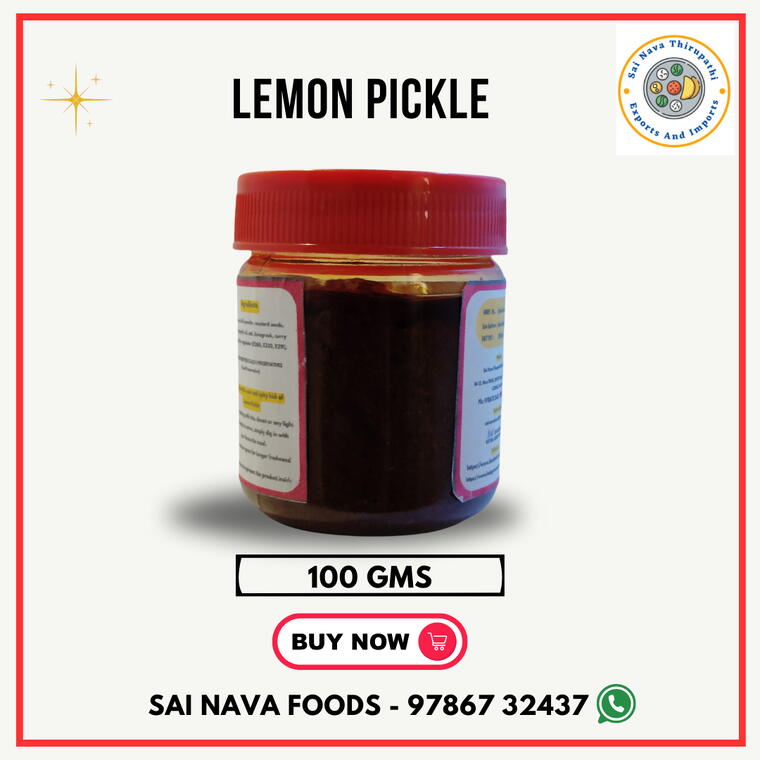 Lemon Pickle - 100 Gms
