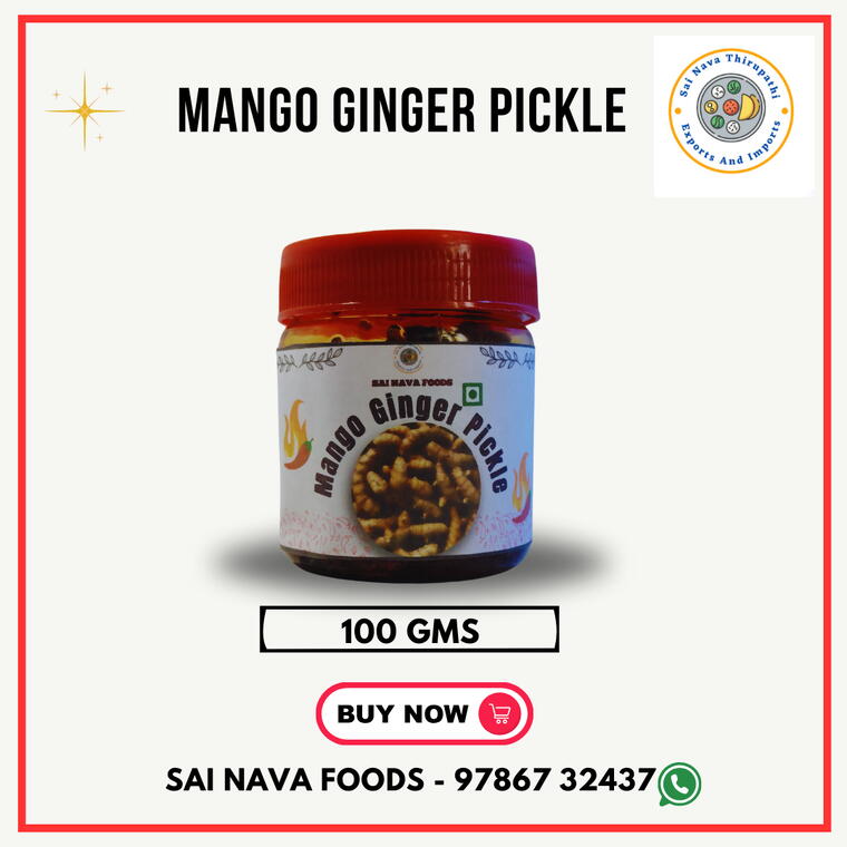 Mango Ginger Pickle - 100 Gms