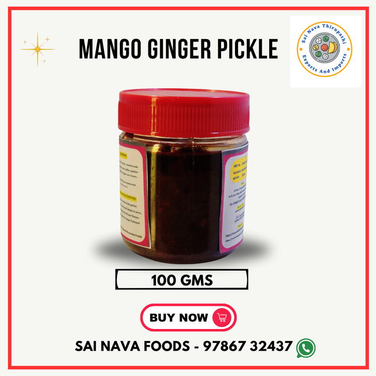 Mango Ginger Pickle - 100 Gms