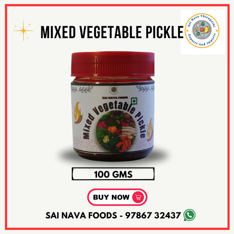 Mixed Vegetable Pickle - 100 Gms