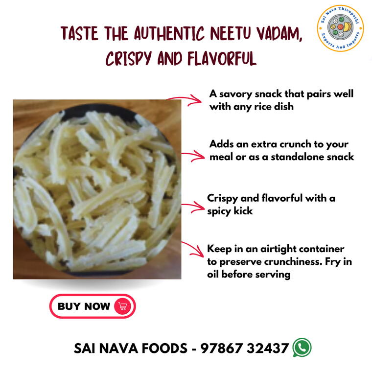 Neetu Vadam (Rice)- 250gms