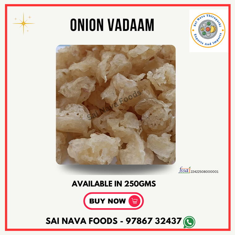 Onion Vadam - 250gms