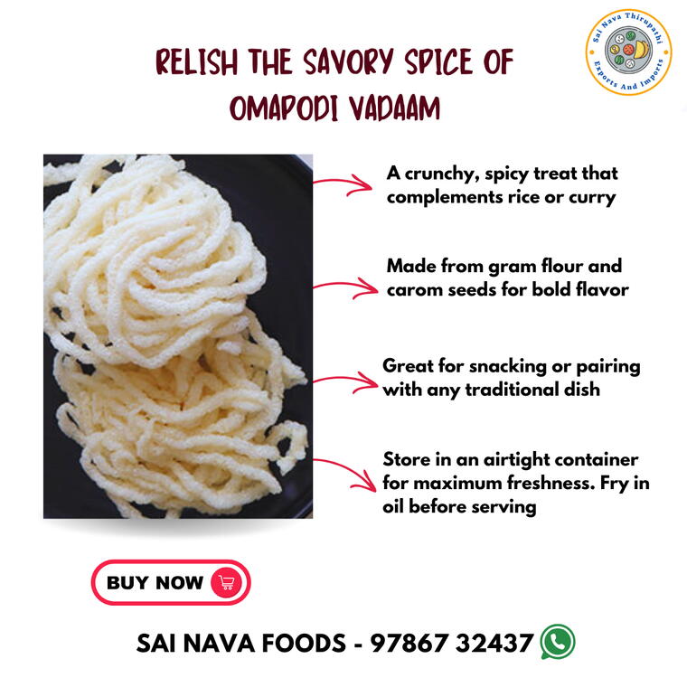 Omapodi Vadam - 250gms