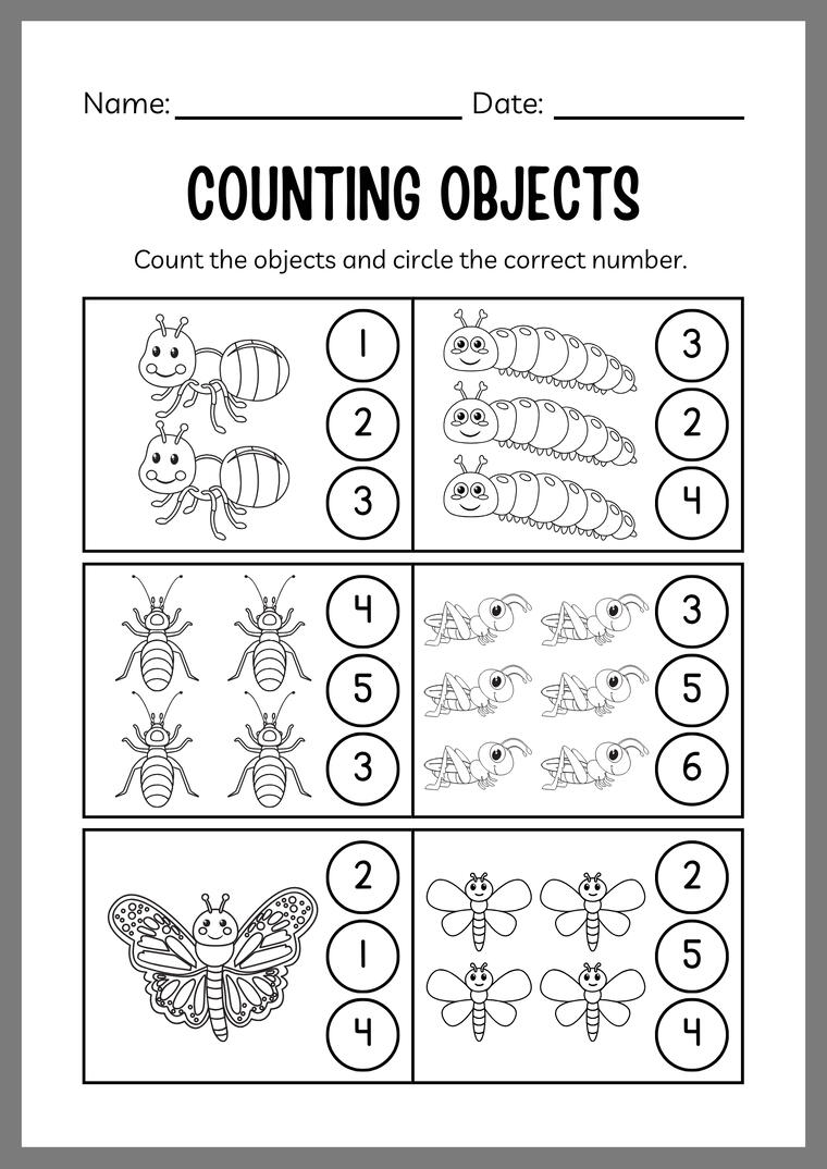 Preschool Worksheet &amp; Flashcard Bundle (1000+ Worksheets)
