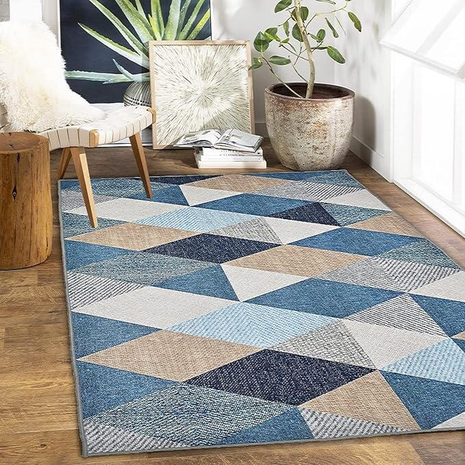 Multi Printed Carpet Rug Runner and Carpets for Bedroom/Living Area