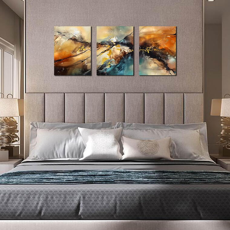Abstract Canvas Wall Art for Living Room