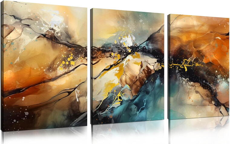 Abstract Canvas Wall Art for Living Room