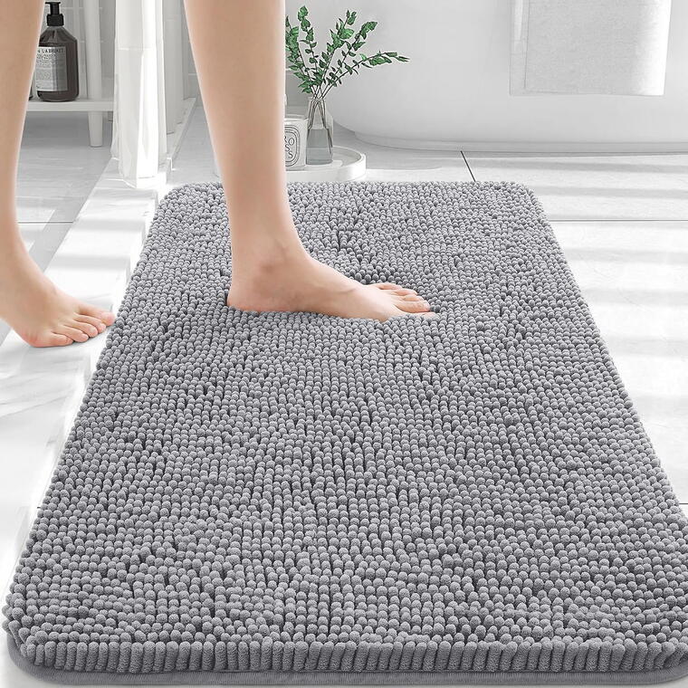 Bathroom Rugs 30x20, Extra Soft Absorbent Chenille Bath Rugs