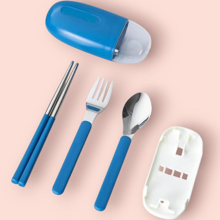 PORTABLE CURLERY MINI SET - BLUE