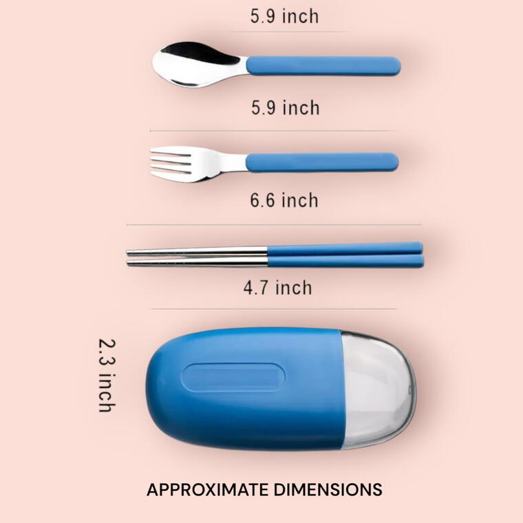 PORTABLE CURLERY MINI SET - BLUE