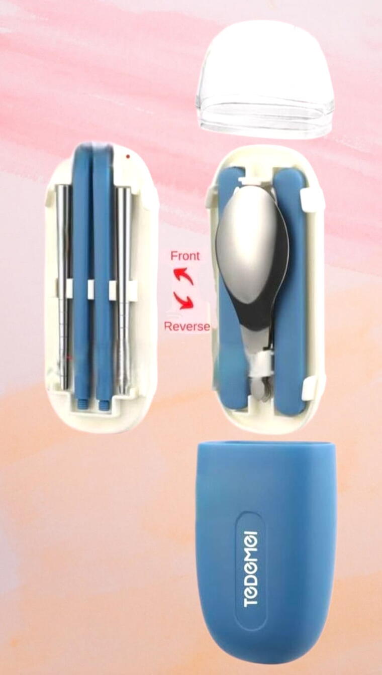 PORTABLE CURLERY MINI SET - BLUE