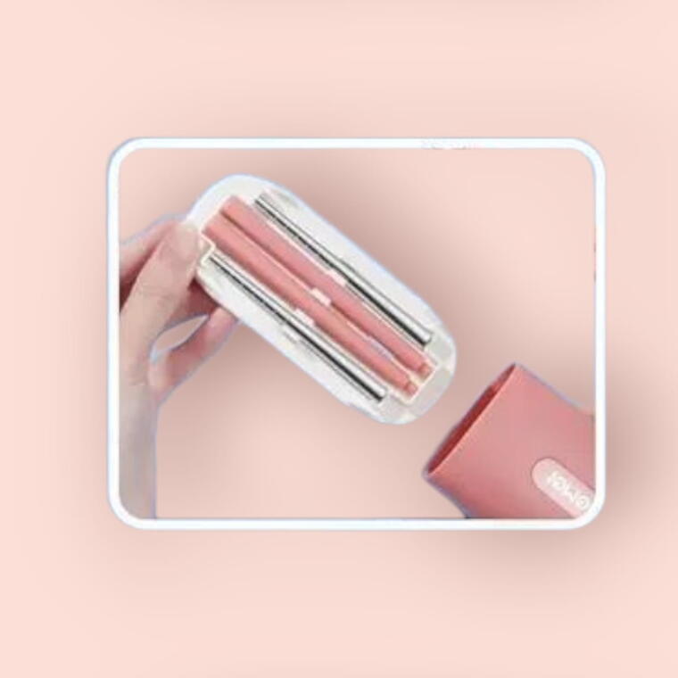 PORTABLE CURLERY MINI SET - PEACH