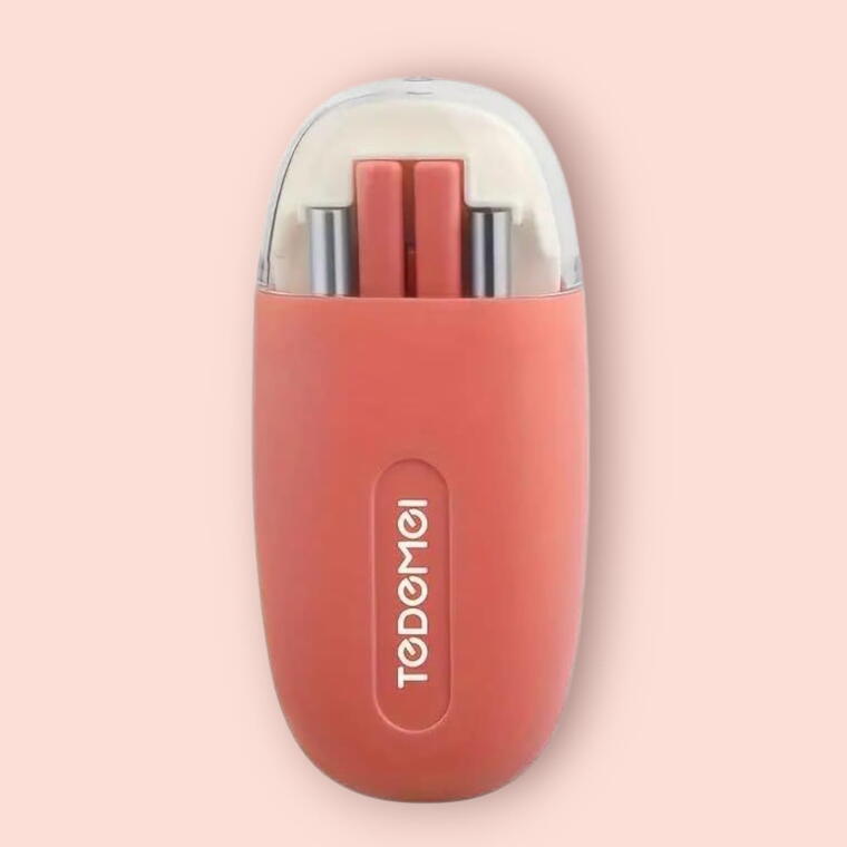 PORTABLE CURLERY MINI SET - PEACH