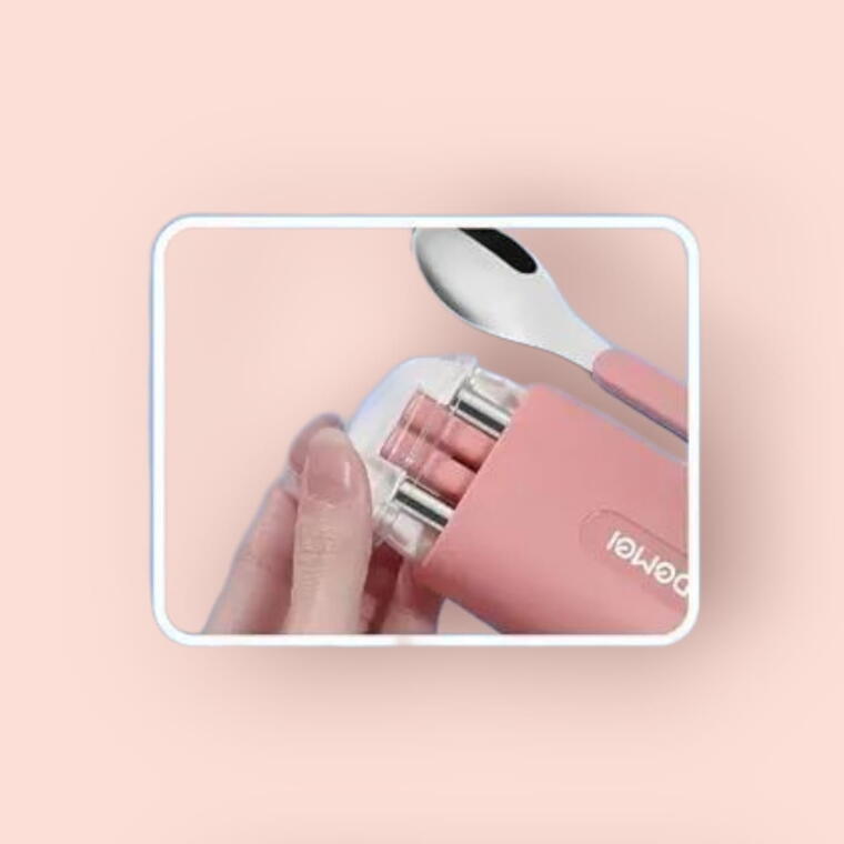 PORTABLE CURLERY MINI SET - PEACH