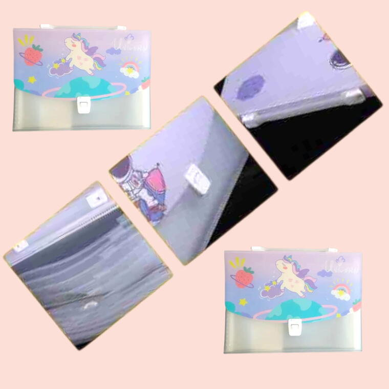 FILE FOLDER DESIGN UNICORN D1- PURPLE