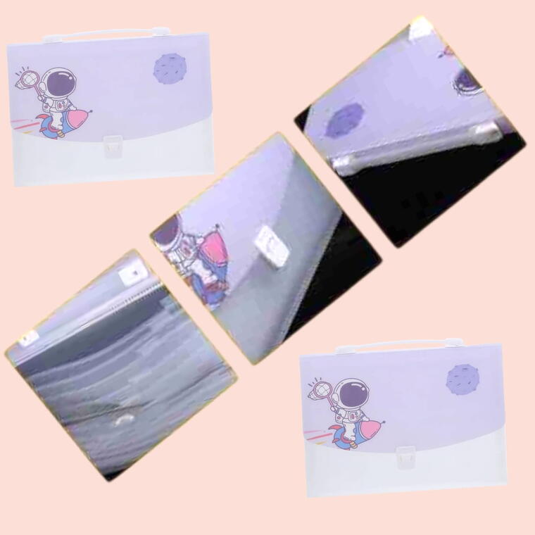 FILE FOLDER COLOURFUL PRINT - SPACE THEME 1