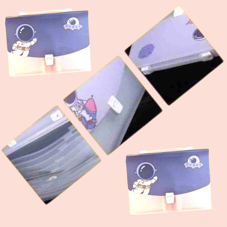 FILE FOLDER COLOURFUL PRINT - SPACE THEME 2