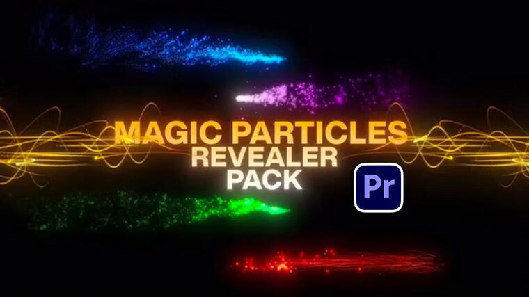 Magic Particles  Pack for premiere pro