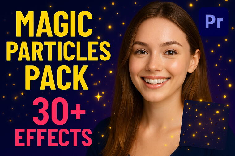 Magic Particles Pack for premiere pro