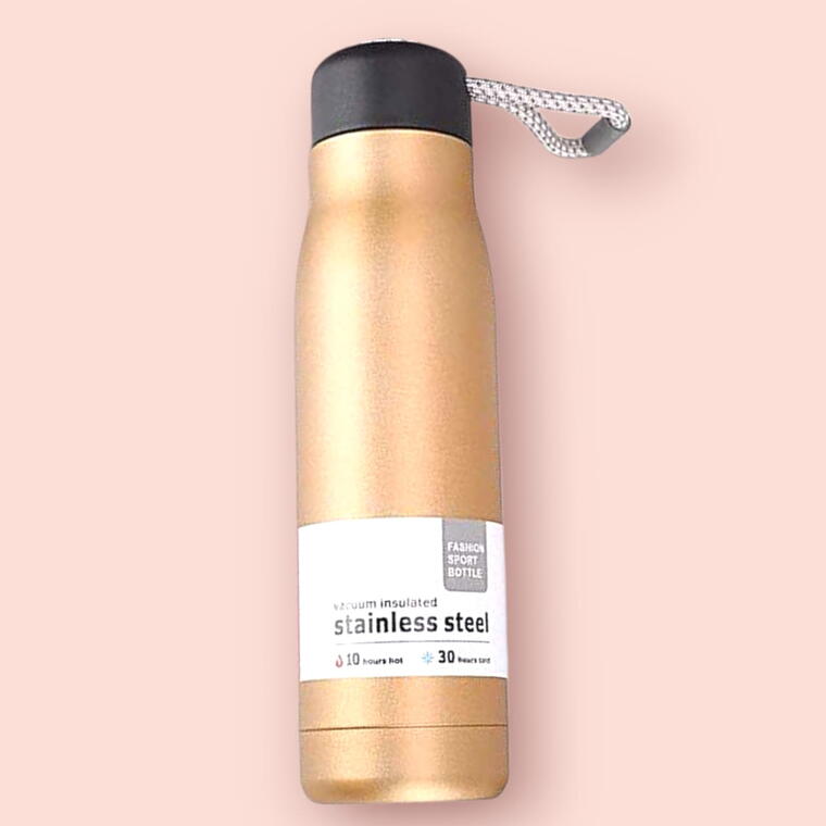 STAINLESS STEEL BOTTLE - GOLDEN