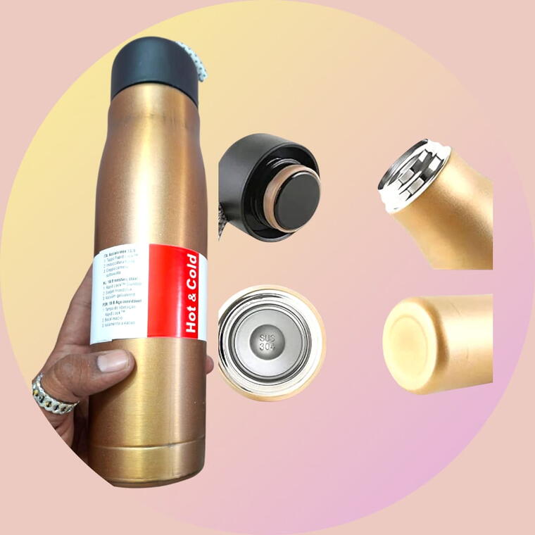 STAINLESS STEEL BOTTLE - GOLDEN