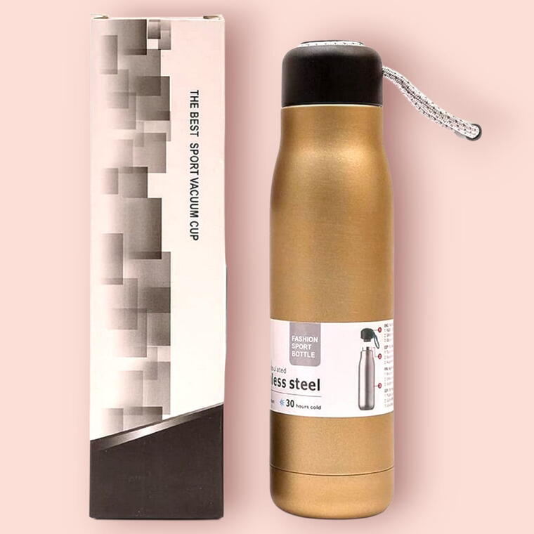 STAINLESS STEEL BOTTLE - GOLDEN