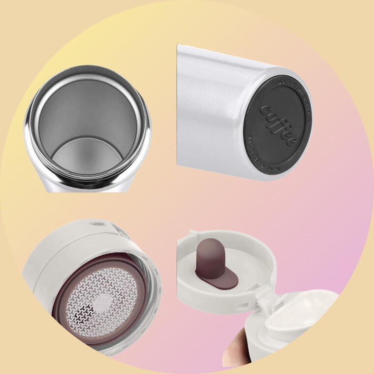 TRAVEL MUG/SIPPER - WHITE