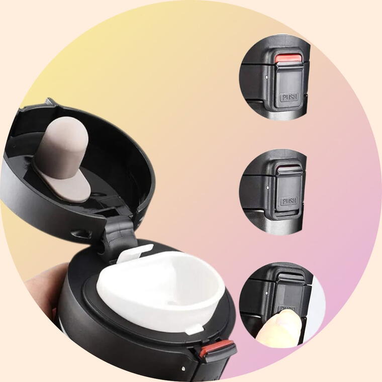 TRAVEL MUG/SIPPER - BLACK