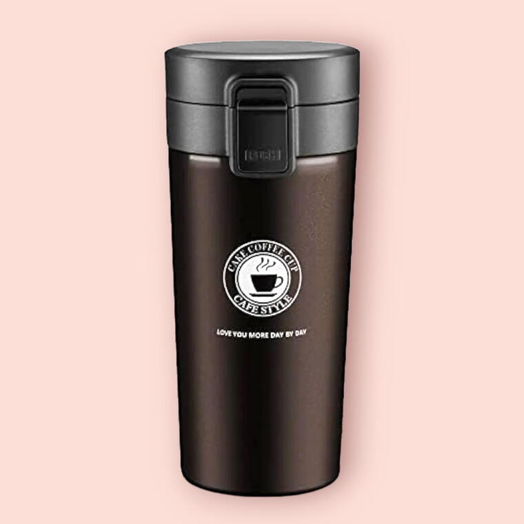 TRAVEL MUG/SIPPER - BROWN