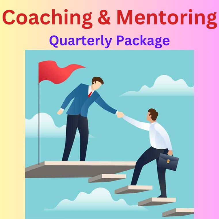 Coaching &amp; Mentoring || Quarterly Package || Weekly Review Calls