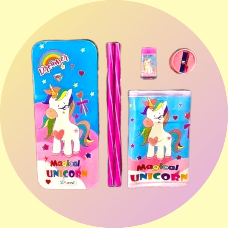 KIDS GIFT SET WITH WALLET - UNICORN