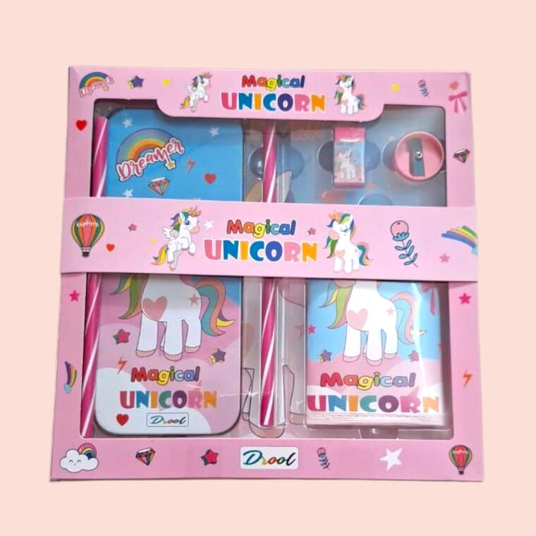 KIDS GIFT SET WITH WALLET - UNICORN