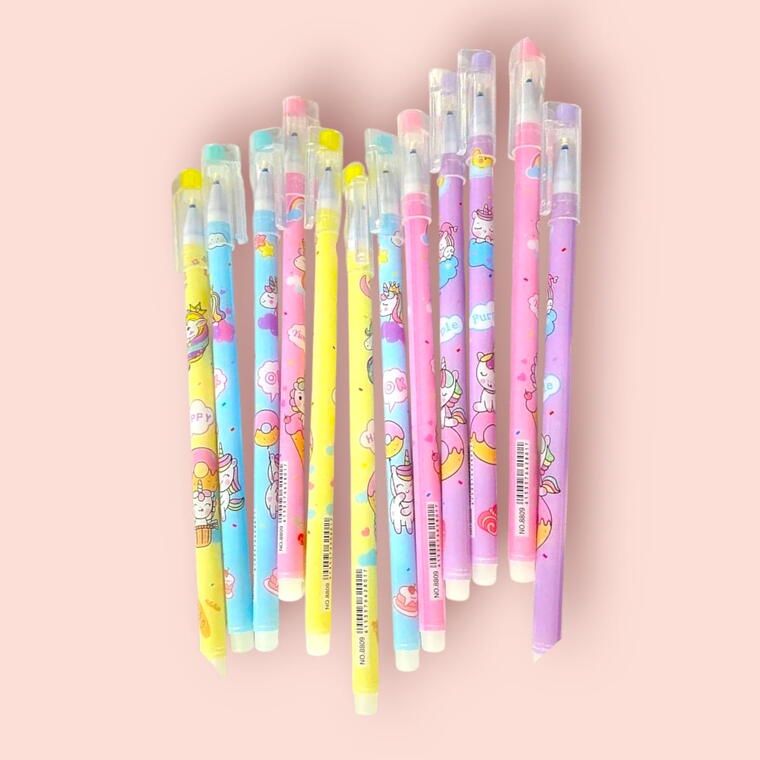 ERASABLE PEN D2- UNICORN PRINT - KIDS