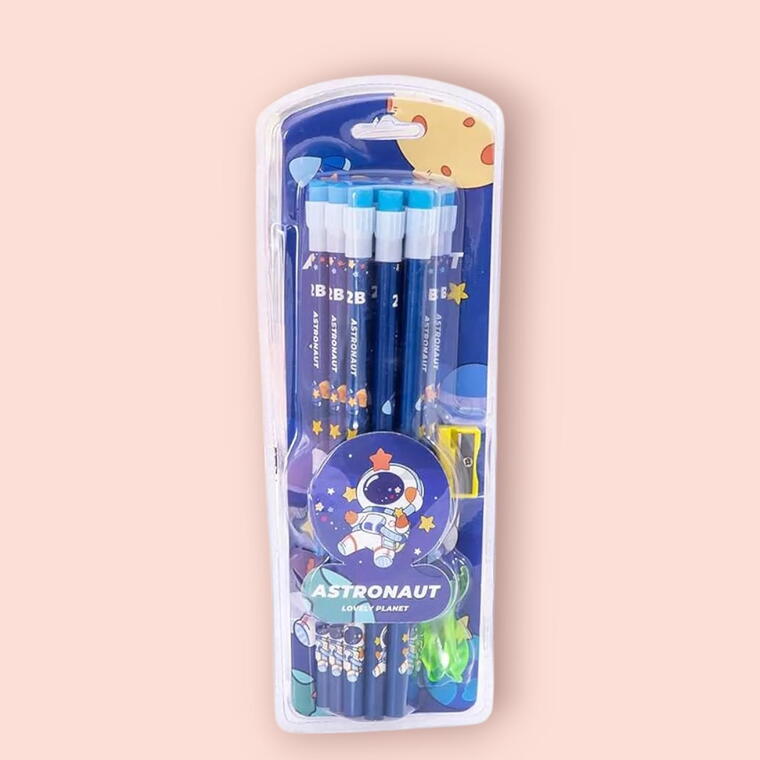 PENCIL SET D4- SPACE THEME