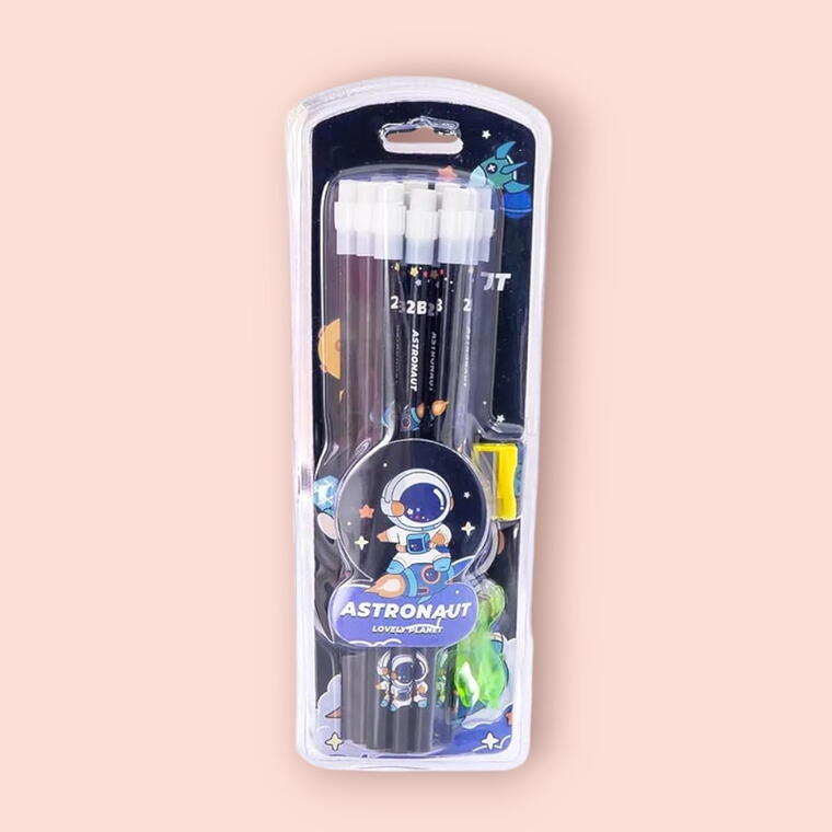 PENCIL SET D3- SPACE THEME